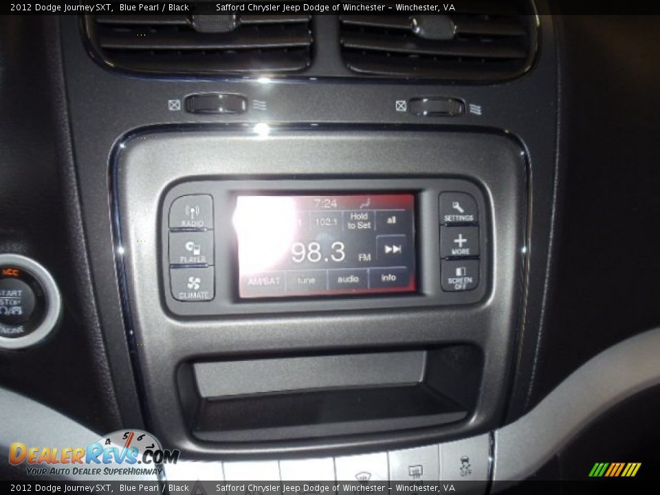 2012 Dodge Journey SXT Blue Pearl / Black Photo #15
