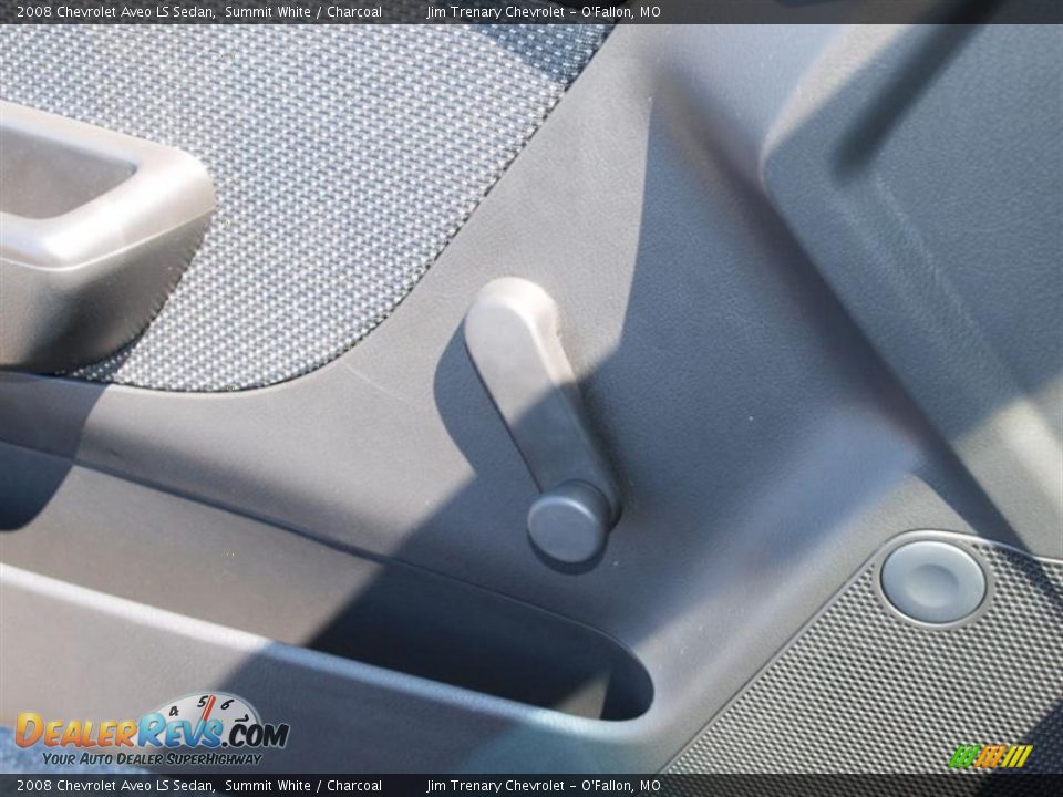 2008 Chevrolet Aveo LS Sedan Summit White / Charcoal Photo #15