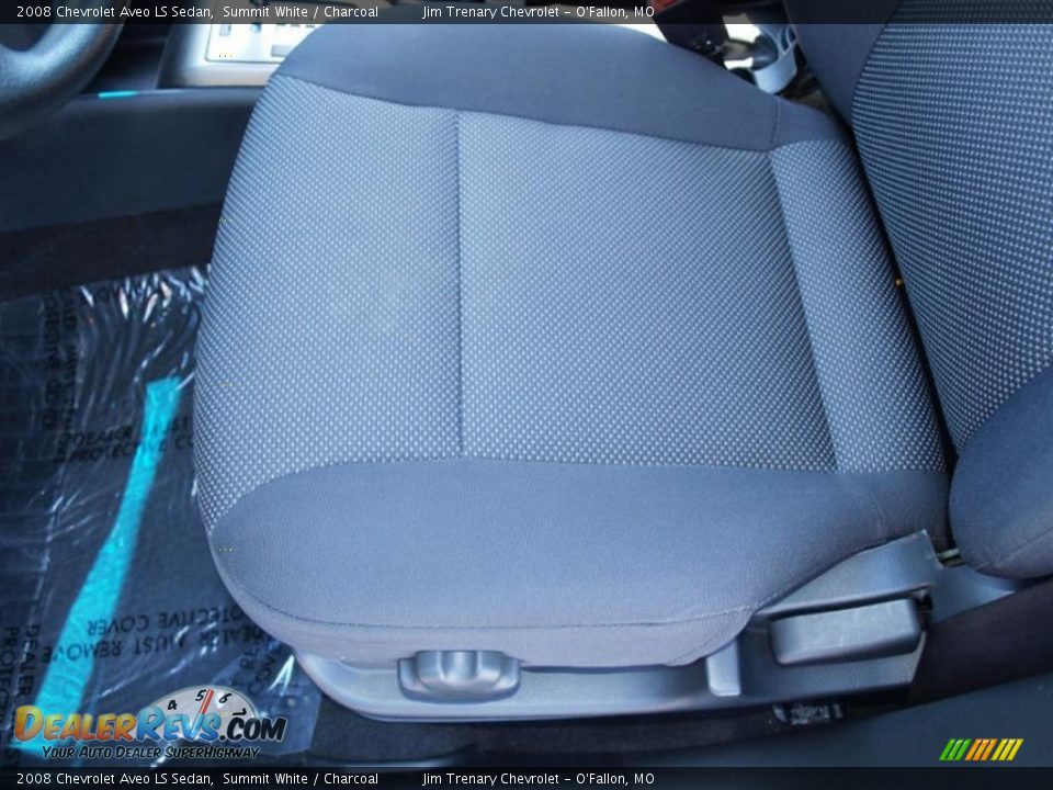 2008 Chevrolet Aveo LS Sedan Summit White / Charcoal Photo #16