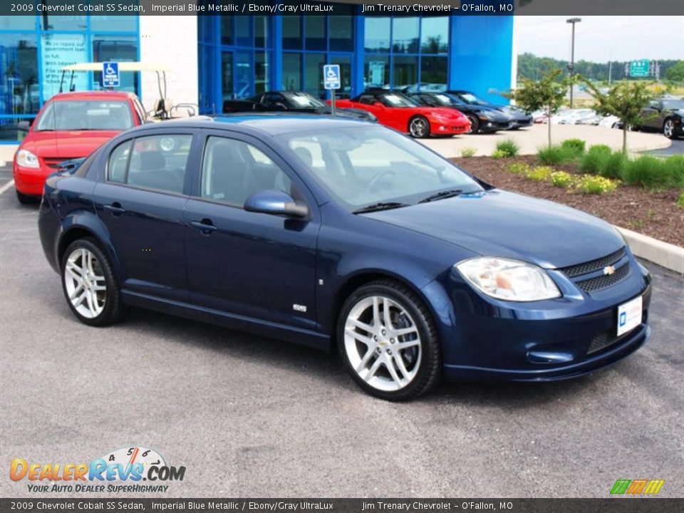 2009 Chevrolet Cobalt SS Sedan Imperial Blue Metallic / Ebony/Gray UltraLux Photo #2