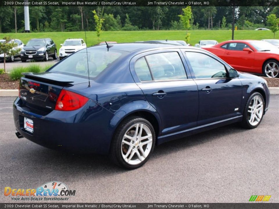 2009 Chevrolet Cobalt SS Sedan Imperial Blue Metallic / Ebony/Gray UltraLux Photo #3