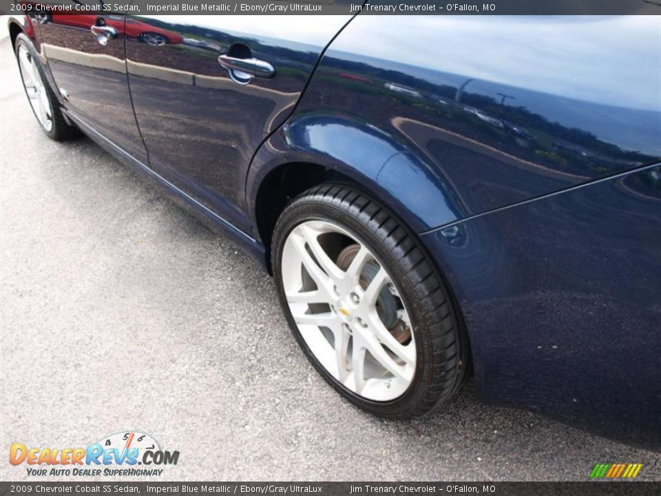 2009 Chevrolet Cobalt SS Sedan Imperial Blue Metallic / Ebony/Gray UltraLux Photo #4