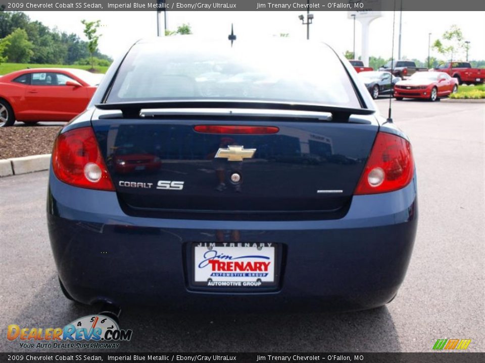 2009 Chevrolet Cobalt SS Sedan Imperial Blue Metallic / Ebony/Gray UltraLux Photo #6