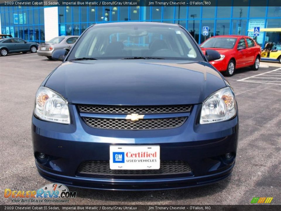 2009 Chevrolet Cobalt SS Sedan Imperial Blue Metallic / Ebony/Gray UltraLux Photo #8