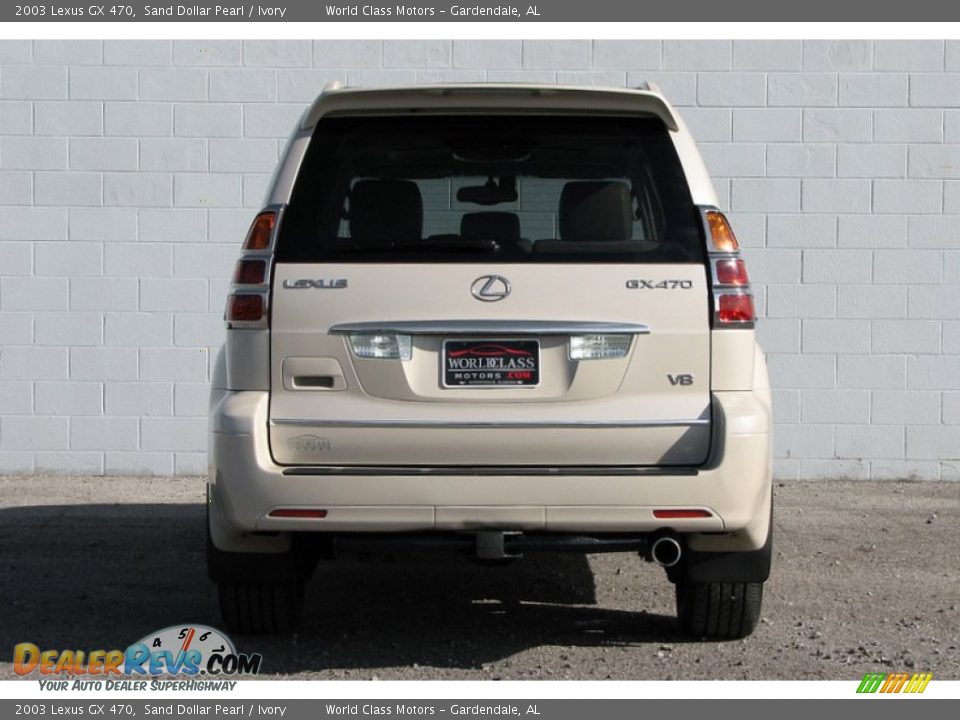 2003 Lexus GX 470 Sand Dollar Pearl / Ivory Photo #16