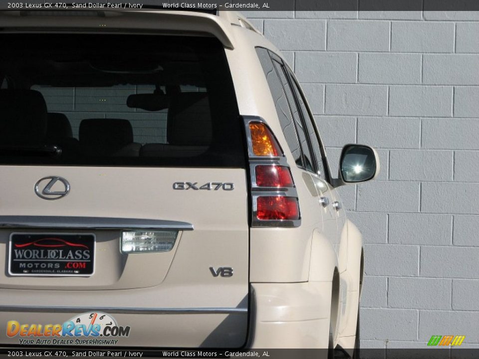 2003 Lexus GX 470 Sand Dollar Pearl / Ivory Photo #17