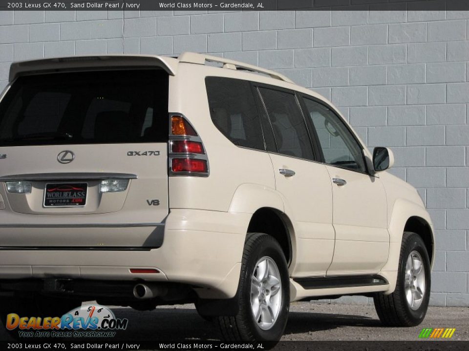 2003 Lexus GX 470 Sand Dollar Pearl / Ivory Photo #20