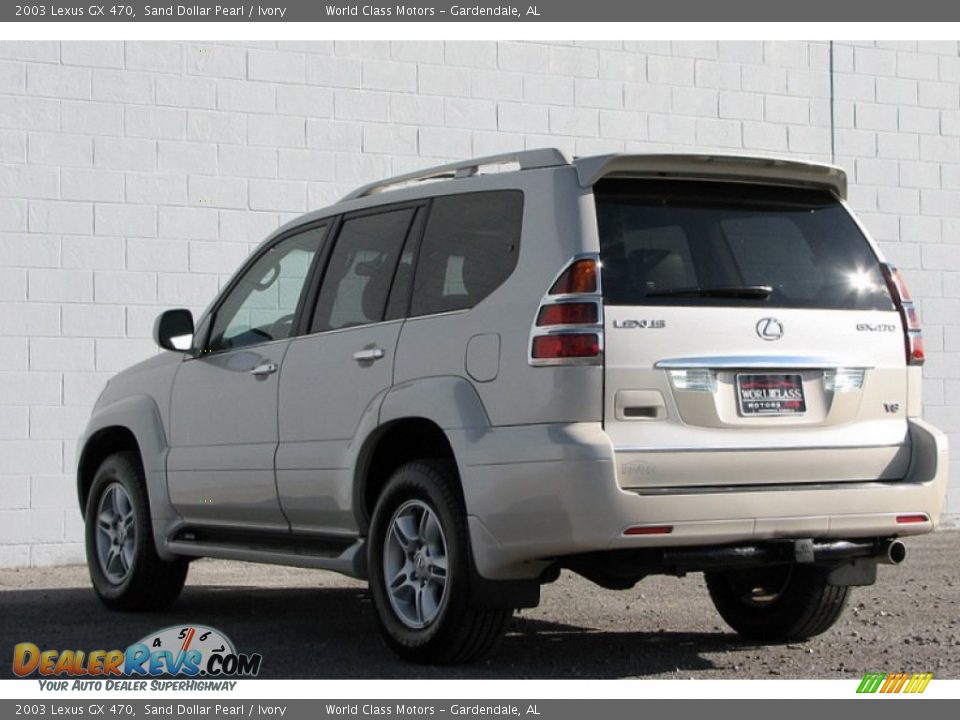 2003 Lexus GX 470 Sand Dollar Pearl / Ivory Photo #21