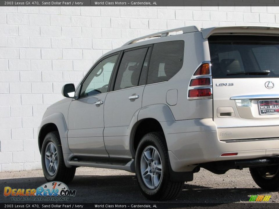 2003 Lexus GX 470 Sand Dollar Pearl / Ivory Photo #22
