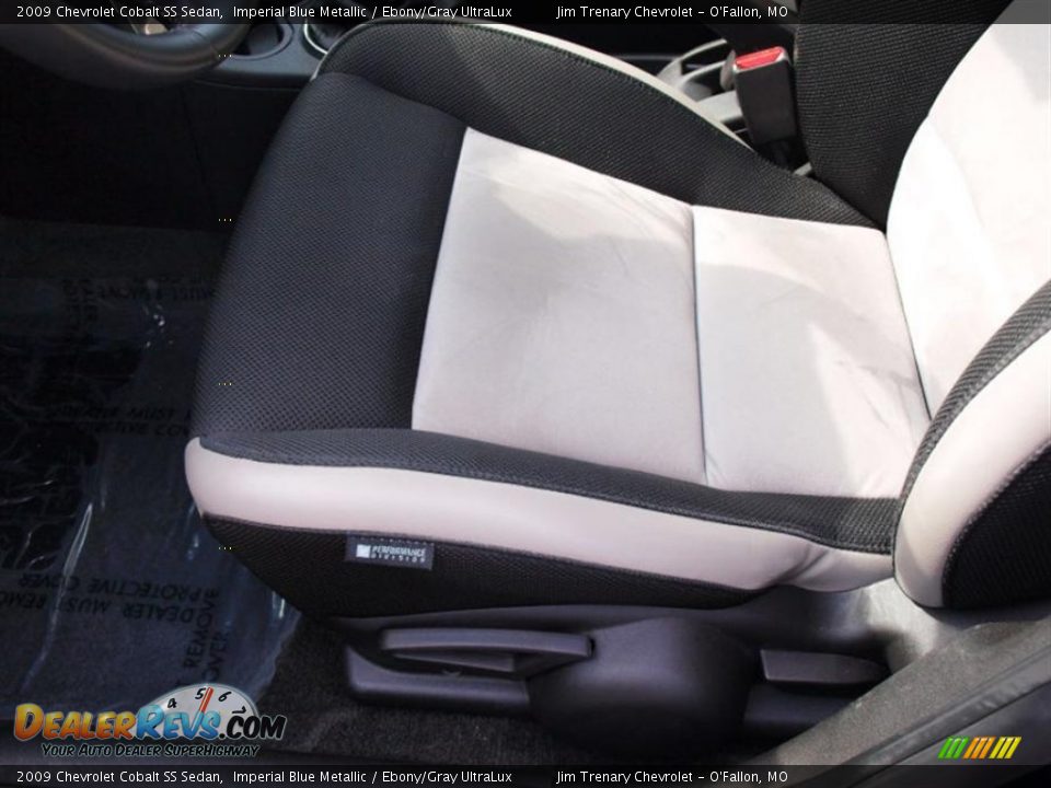 Ebony/Gray UltraLux Interior - 2009 Chevrolet Cobalt SS Sedan Photo #16