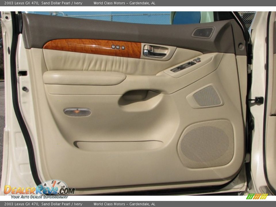 2003 Lexus GX 470 Sand Dollar Pearl / Ivory Photo #25