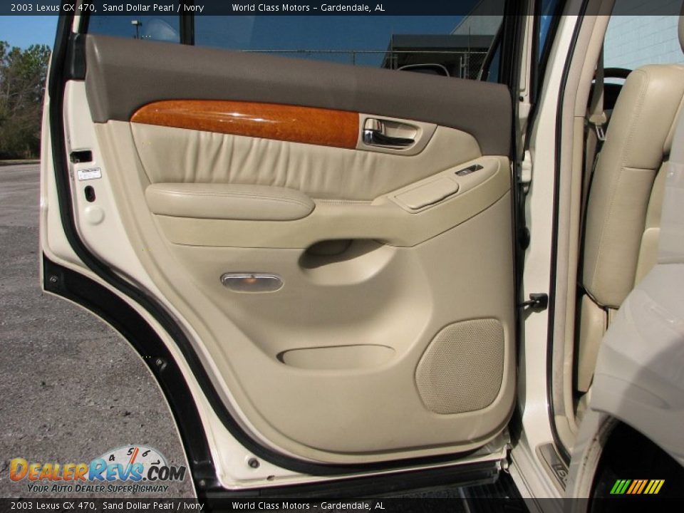 2003 Lexus GX 470 Sand Dollar Pearl / Ivory Photo #26