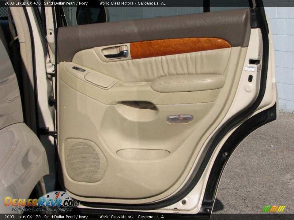 2003 Lexus GX 470 Sand Dollar Pearl / Ivory Photo #28