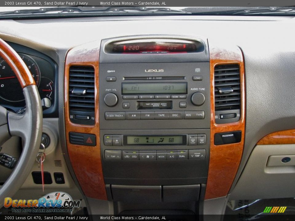2003 Lexus GX 470 Sand Dollar Pearl / Ivory Photo #34