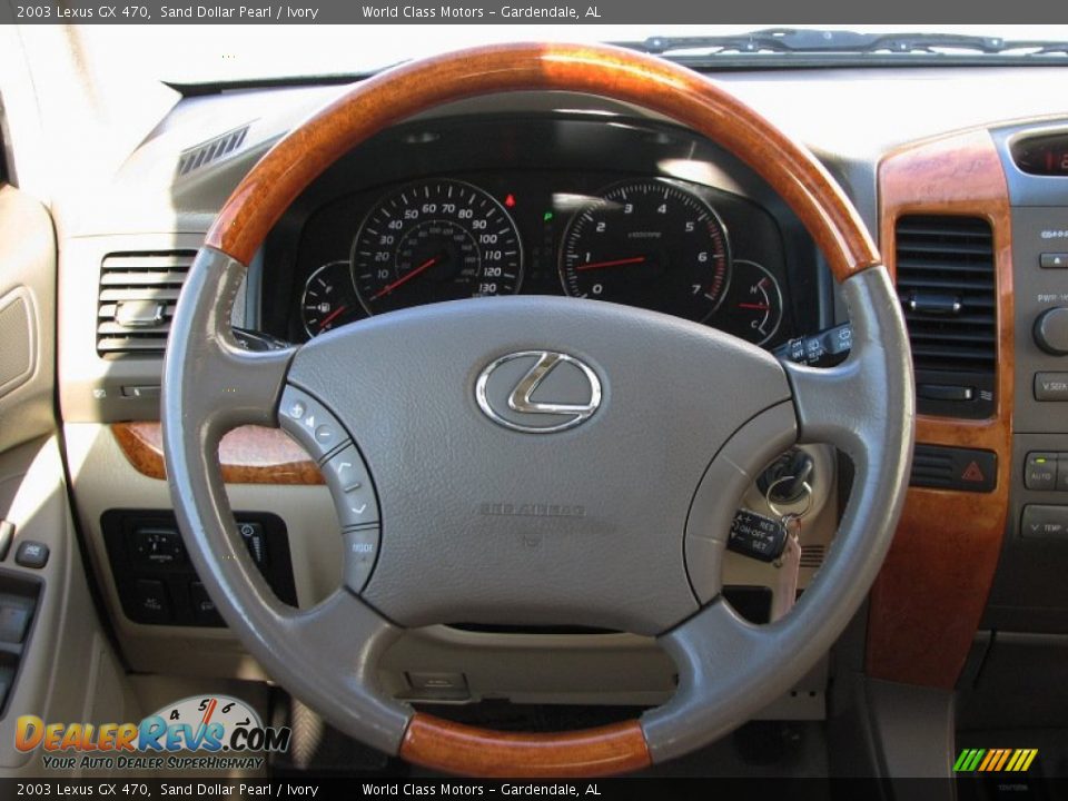 2003 Lexus GX 470 Sand Dollar Pearl / Ivory Photo #36