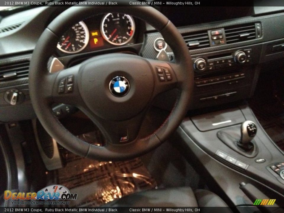 2012 BMW M3 Coupe Steering Wheel Photo #10