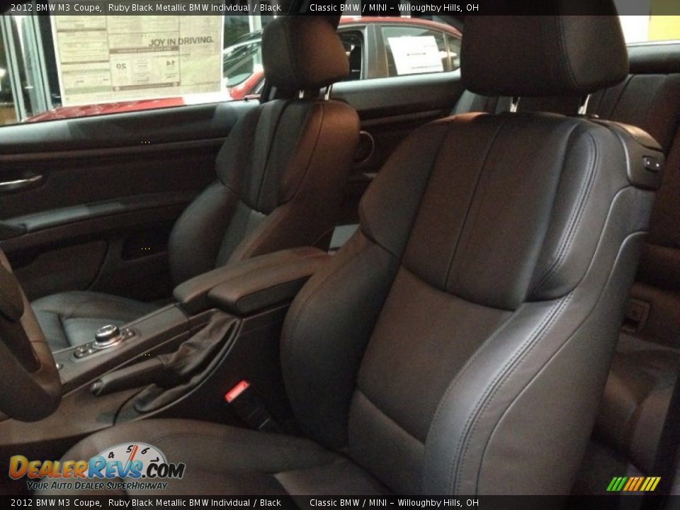 Black Interior - 2012 BMW M3 Coupe Photo #11