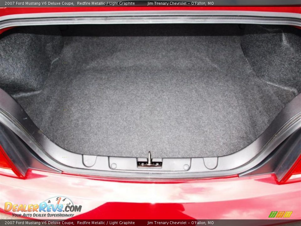 2007 Ford Mustang V6 Deluxe Coupe Redfire Metallic / Light Graphite Photo #5
