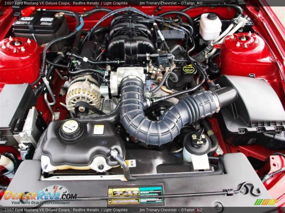 2007 Ford Mustang V6 Deluxe Coupe 4.0 Liter SOHC 12-Valve V6 Engine Photo #7