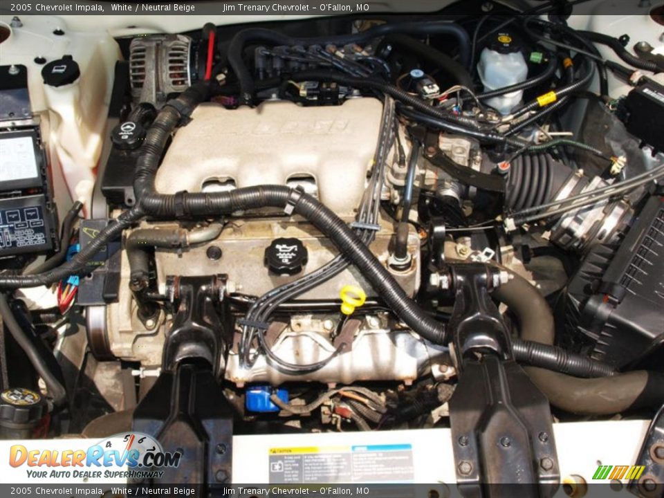 2005 Chevrolet Impala White / Neutral Beige Photo #7