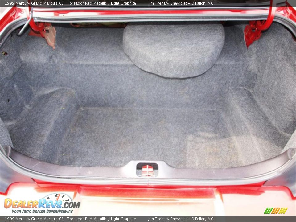 1999 Mercury Grand Marquis GS Toreador Red Metallic / Light Graphite Photo #5