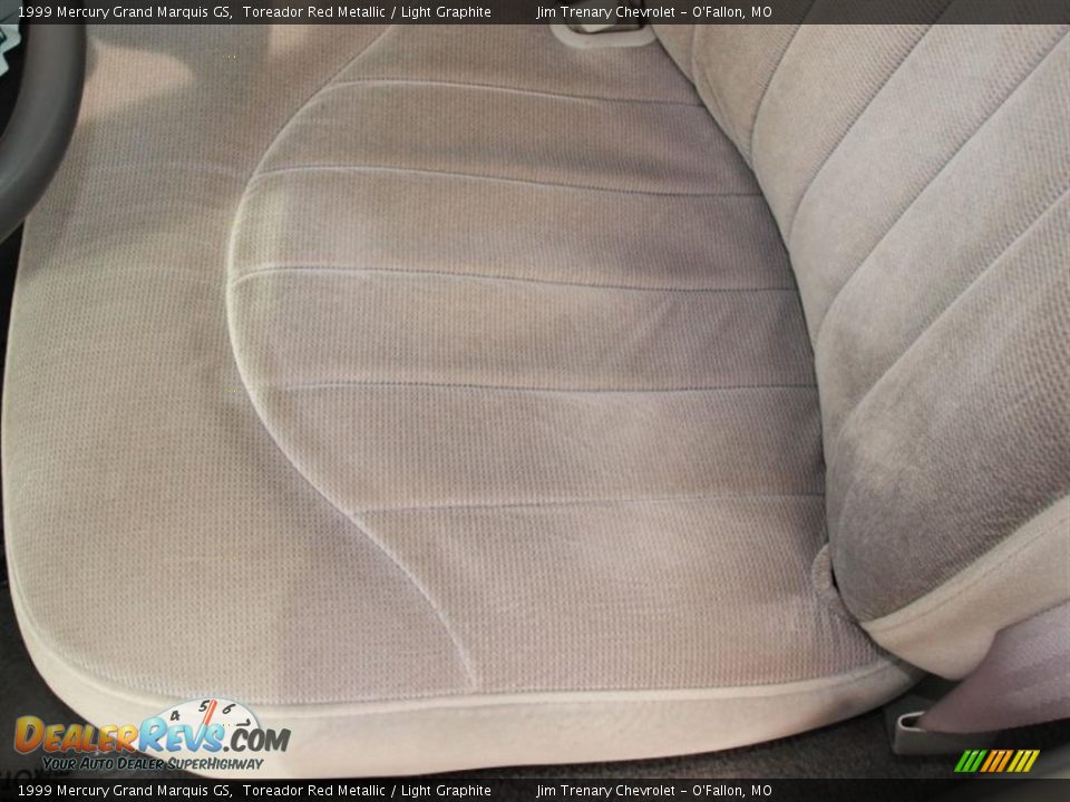 1999 Mercury Grand Marquis GS Toreador Red Metallic / Light Graphite Photo #16