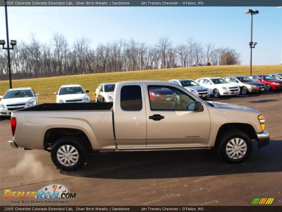 2005 Chevrolet Colorado Extended Cab Silver Birch Metallic / Sandstone Photo #1