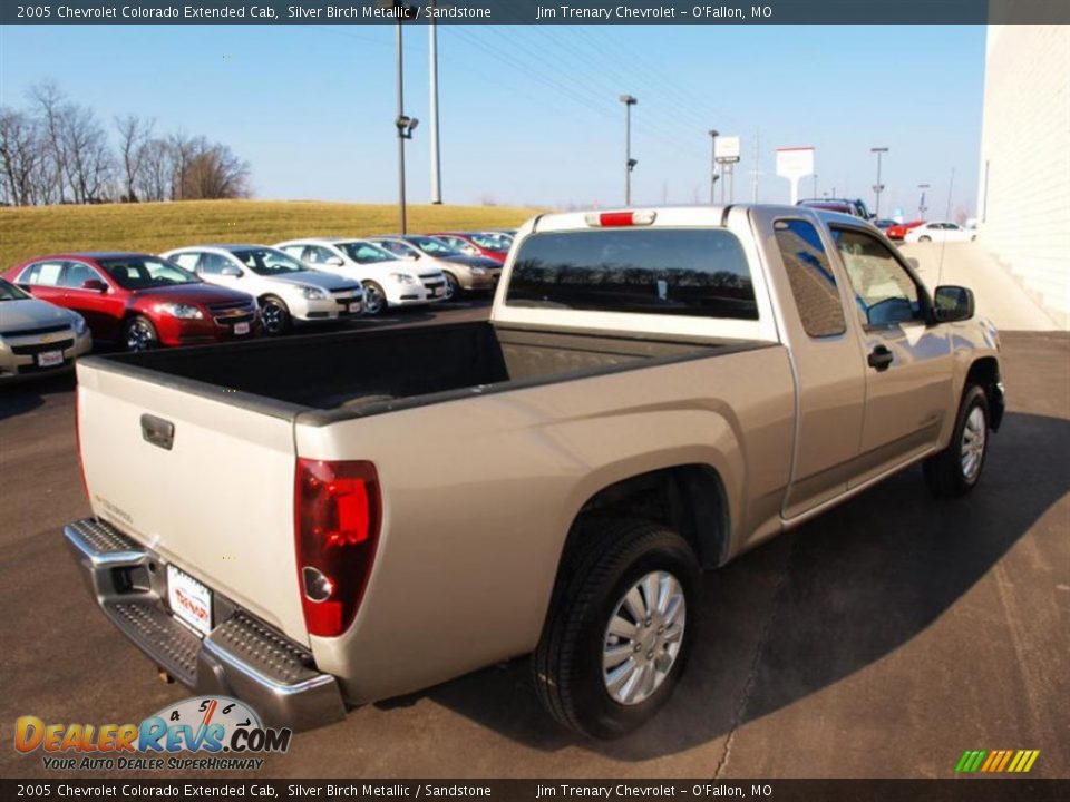 2005 Chevrolet Colorado Extended Cab Silver Birch Metallic / Sandstone Photo #3