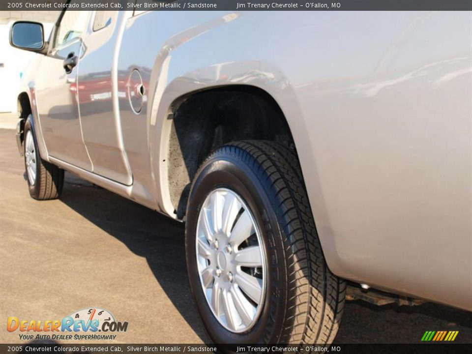 2005 Chevrolet Colorado Extended Cab Silver Birch Metallic / Sandstone Photo #4