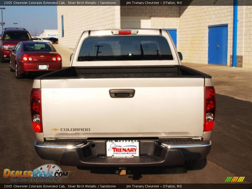 2005 Chevrolet Colorado Extended Cab Silver Birch Metallic / Sandstone Photo #6