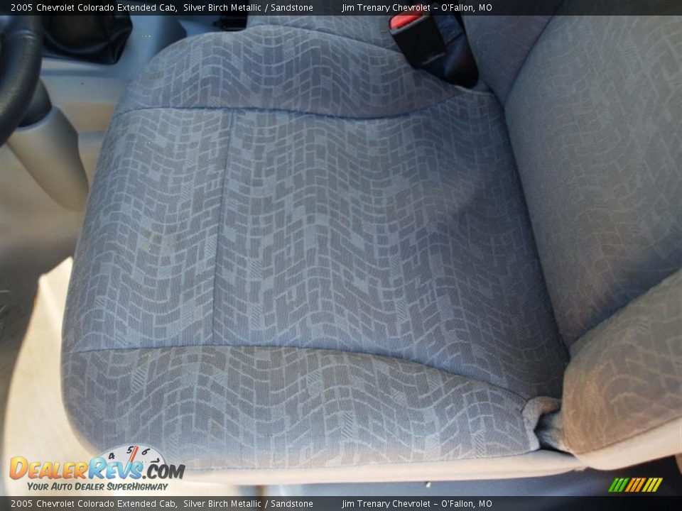 2005 Chevrolet Colorado Extended Cab Silver Birch Metallic / Sandstone Photo #16