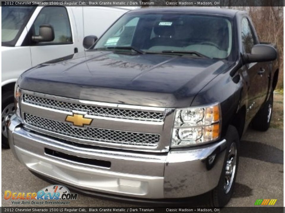 2012 Chevrolet Silverado 1500 LS Regular Cab Black Granite Metallic / Dark Titanium Photo #1