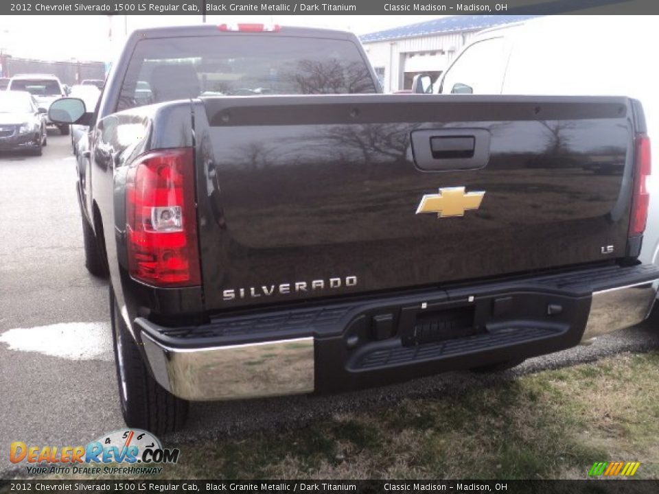 2012 Chevrolet Silverado 1500 LS Regular Cab Black Granite Metallic / Dark Titanium Photo #4