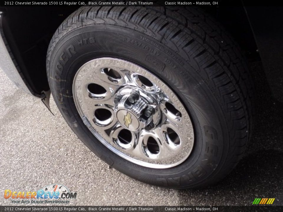 2012 Chevrolet Silverado 1500 LS Regular Cab Black Granite Metallic / Dark Titanium Photo #5