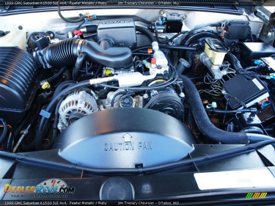 1999 GMC Suburban K1500 SLE 4x4 5.7 Liter OHV 16-Valve V8 Engine Photo #7