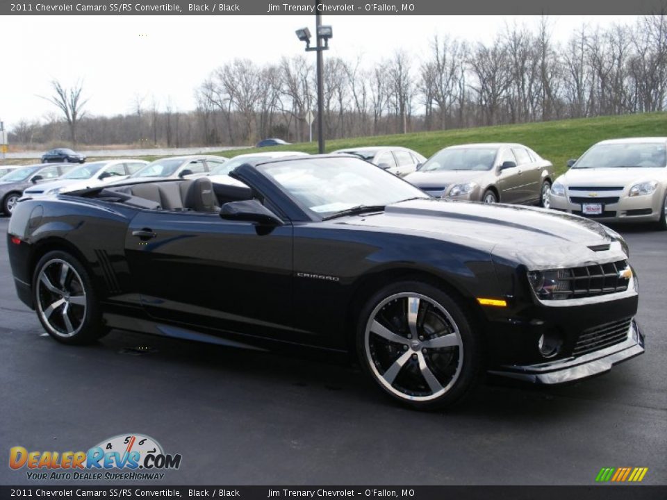 2011 Chevrolet Camaro SS/RS Convertible Black / Black Photo #6