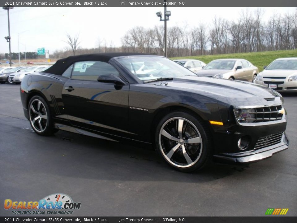 2011 Chevrolet Camaro SS/RS Convertible Black / Black Photo #7