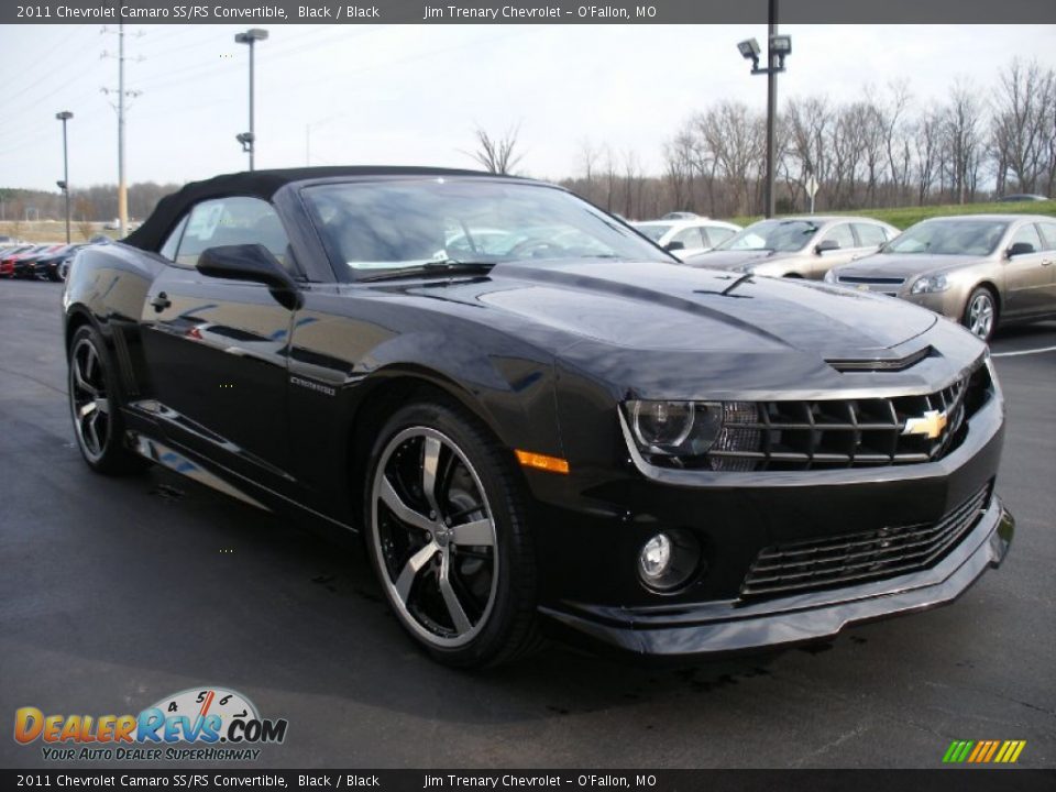 2011 Chevrolet Camaro SS/RS Convertible Black / Black Photo #8