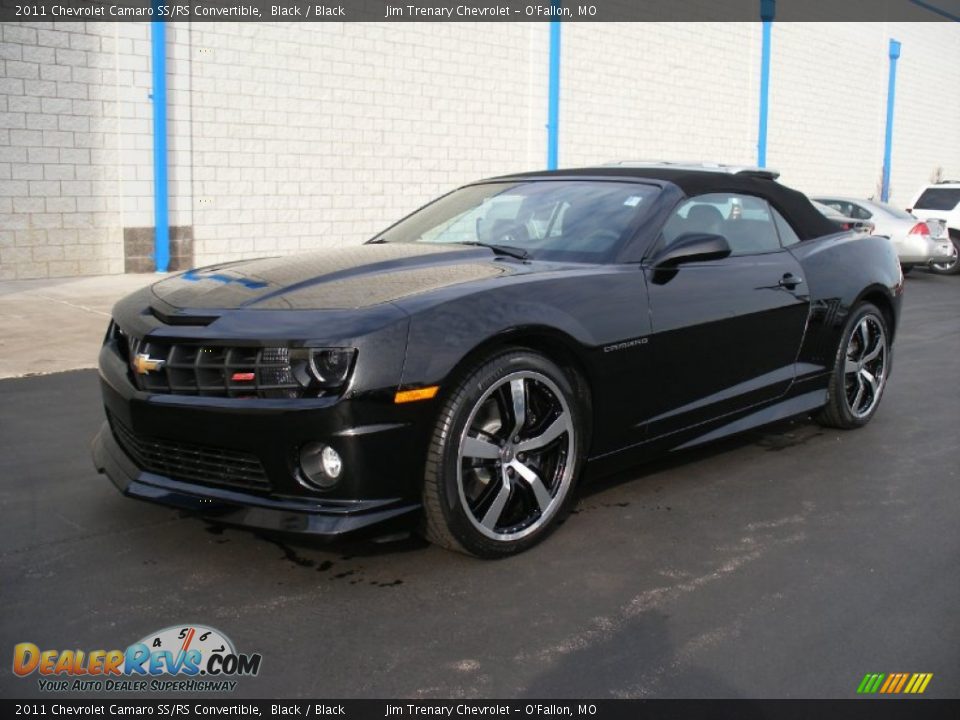 2011 Chevrolet Camaro SS/RS Convertible Black / Black Photo #9