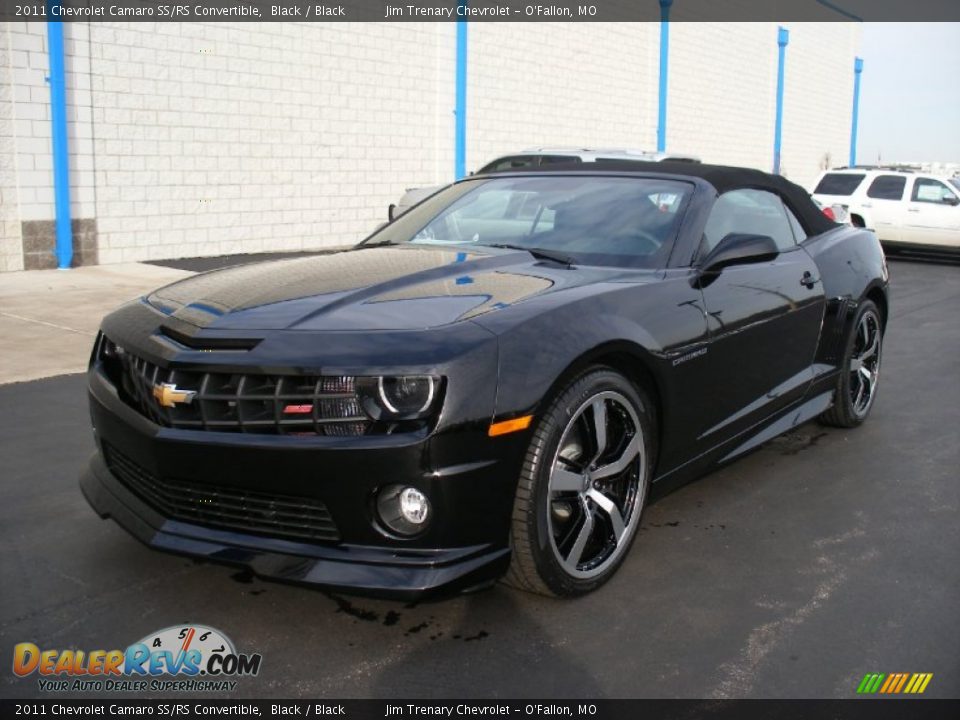 2011 Chevrolet Camaro SS/RS Convertible Black / Black Photo #10