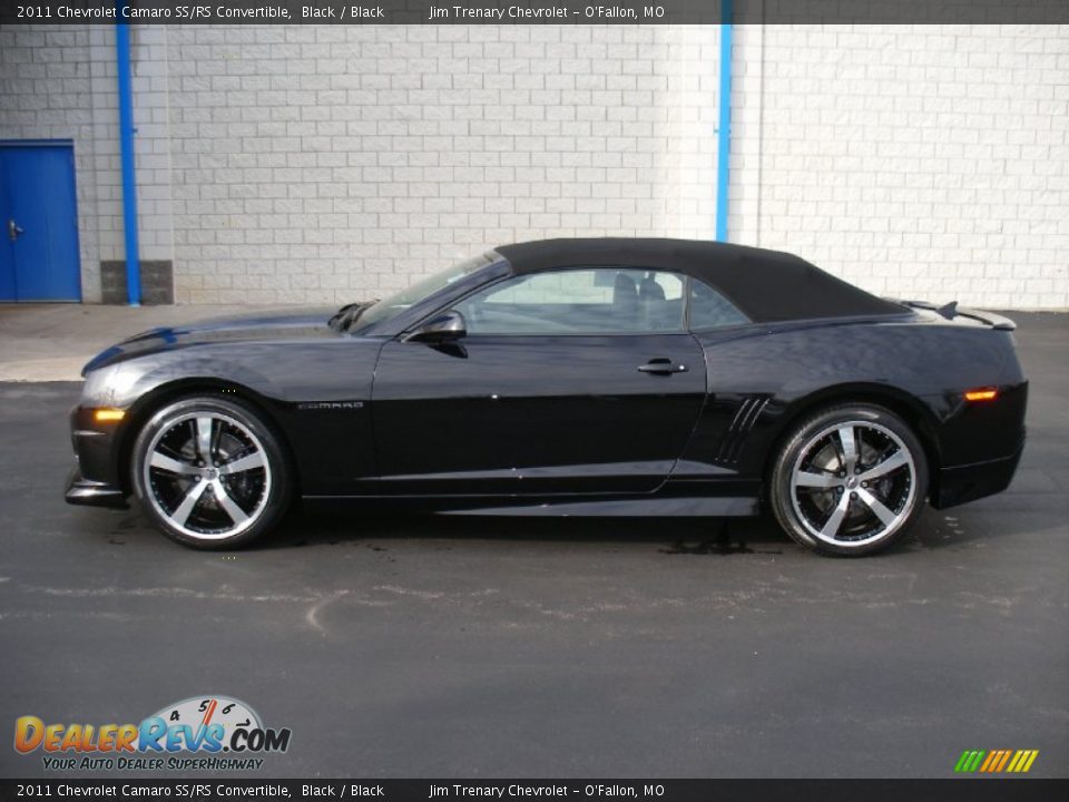 2011 Chevrolet Camaro SS/RS Convertible Black / Black Photo #11