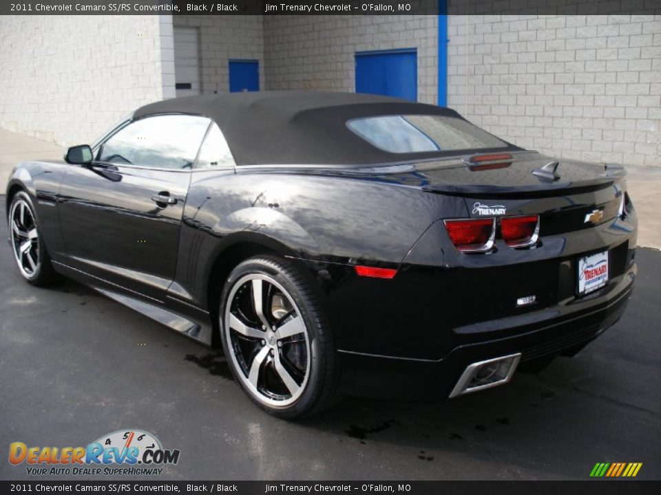 2011 Chevrolet Camaro SS/RS Convertible Black / Black Photo #13