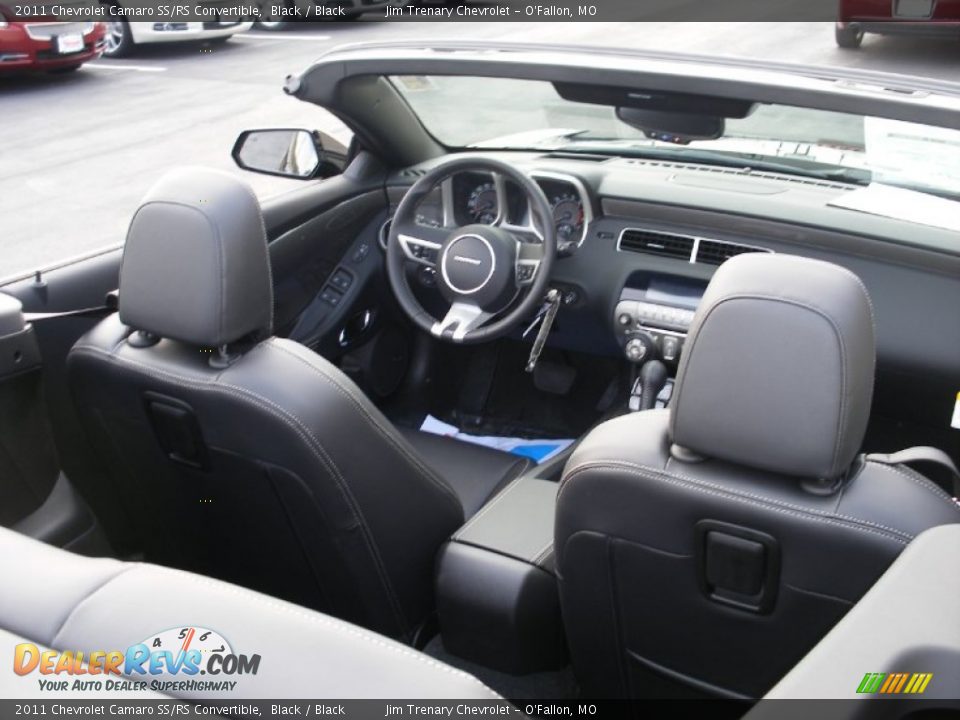 2011 Chevrolet Camaro SS/RS Convertible Black / Black Photo #28