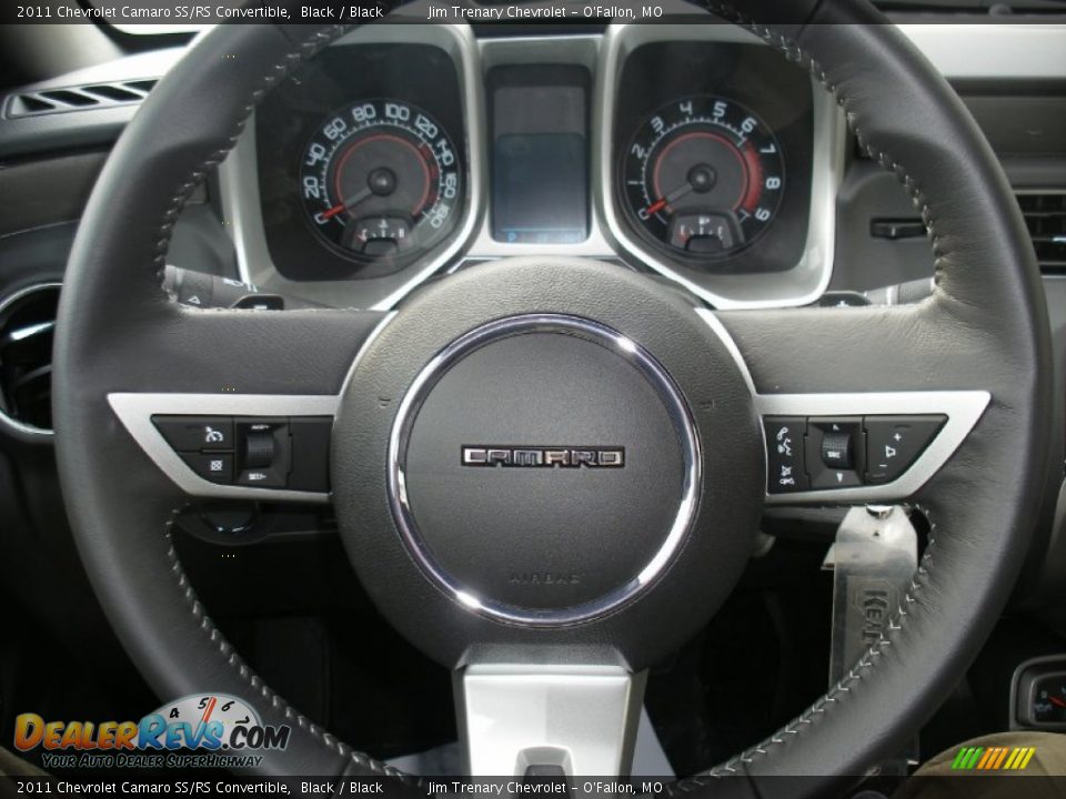 2011 Chevrolet Camaro SS/RS Convertible Black / Black Photo #33