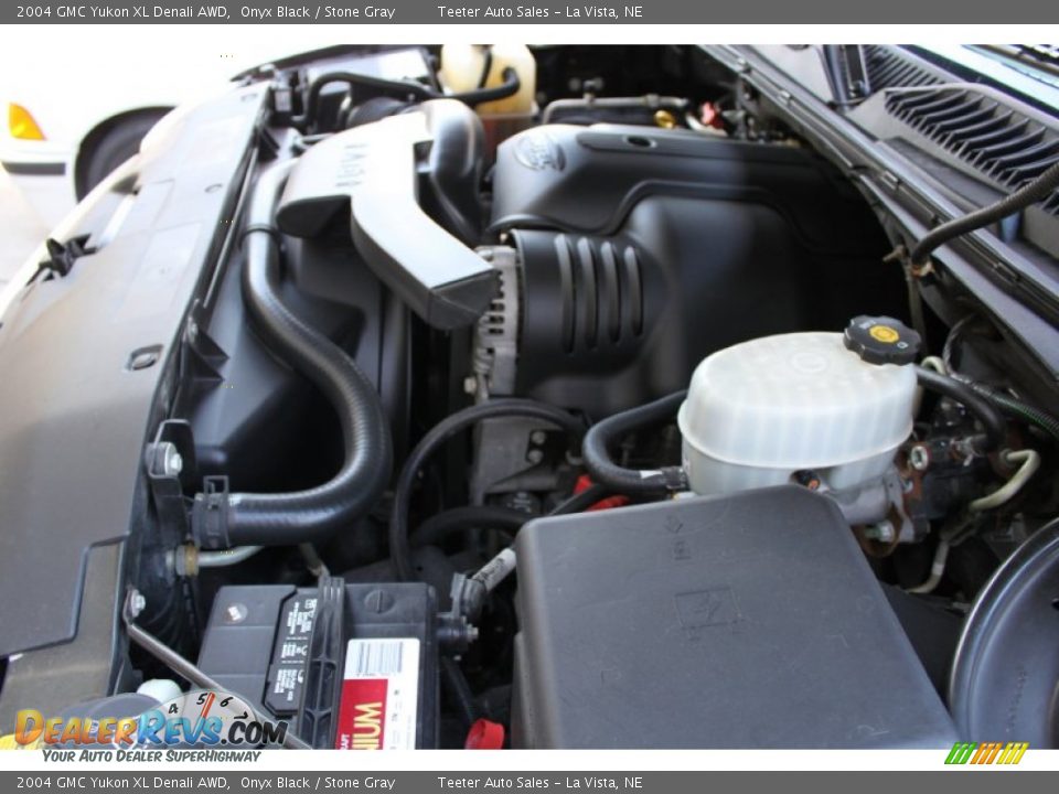 2004 GMC Yukon XL Denali AWD Onyx Black / Stone Gray Photo #20