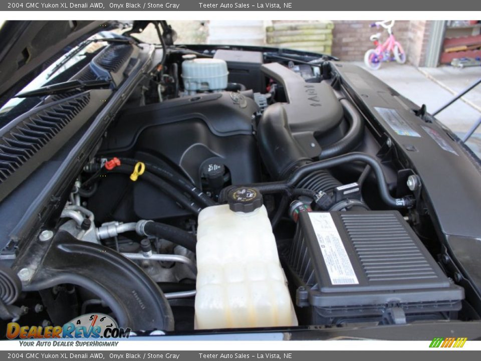2004 GMC Yukon XL Denali AWD Onyx Black / Stone Gray Photo #21
