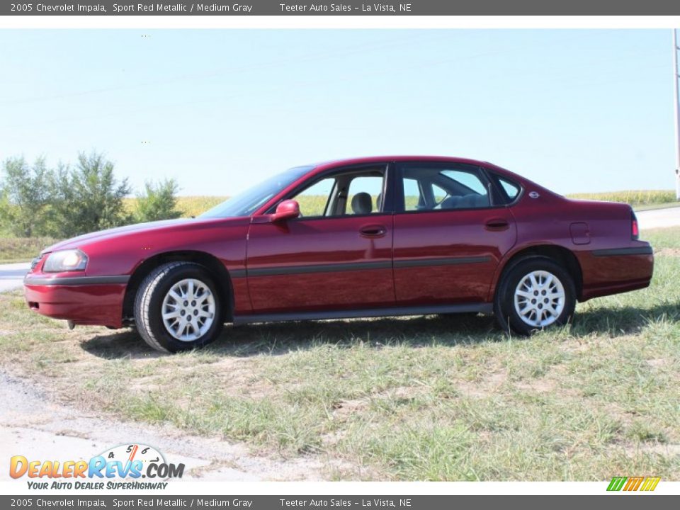 2005 Chevrolet Impala Sport Red Metallic / Medium Gray Photo #6