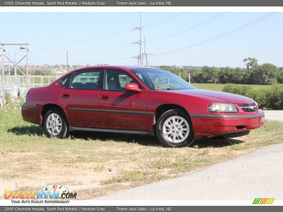 2005 Chevrolet Impala Sport Red Metallic / Medium Gray Photo #7