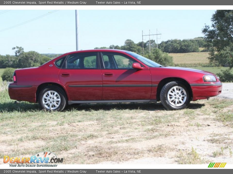 2005 Chevrolet Impala Sport Red Metallic / Medium Gray Photo #8