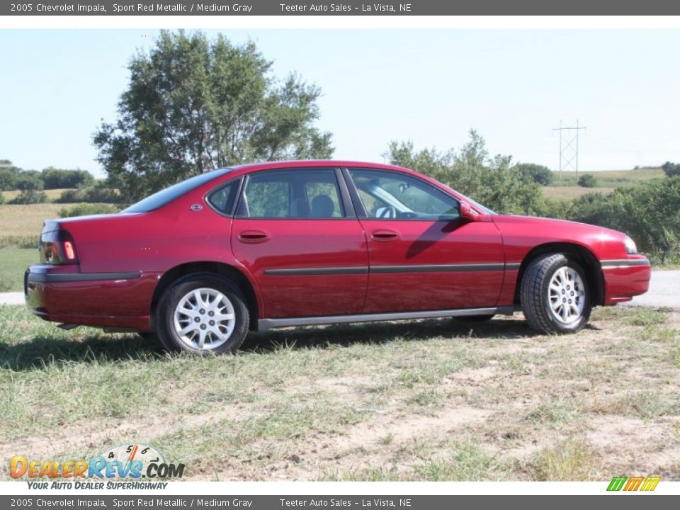 2005 Chevrolet Impala Sport Red Metallic / Medium Gray Photo #9
